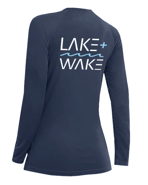 Women's UPF Long Sleeve  - Navy Blue