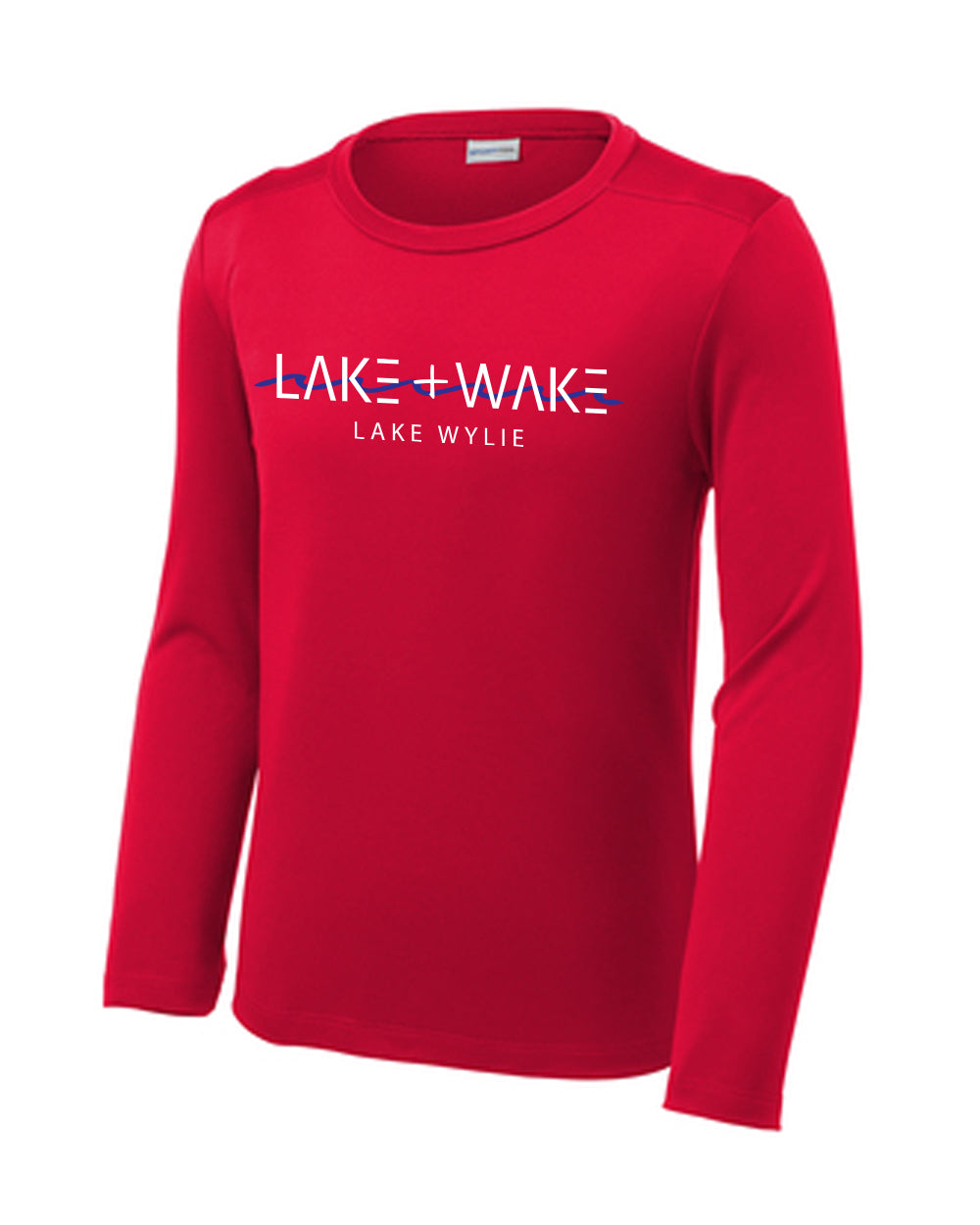 Youth UPF Americana Performance Long Sleeve - Red