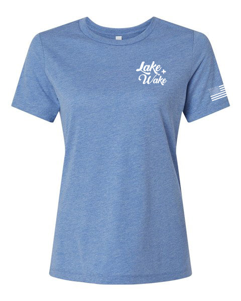 Women's Relaxed Fit Tee - Blue Triblend