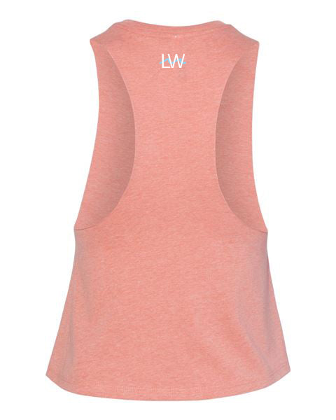 Women's Cropped Tank - Coral