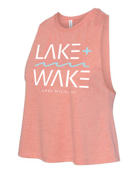 Women's Cropped Tank - Coral